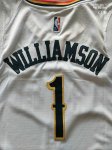 NBA 1 Williamson Pelicans 21-22 city Maillot blanc brodé